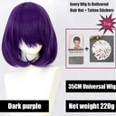 Vibrant Ombre Short Bob Wig: Bold Colors High Quality Hair Vibrant Ombre Short Bob Wig: Bold Colors High Quality Hair
