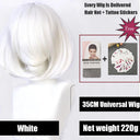Vibrant Ombre Short Bob Wig: Bold Colors High Quality Hair Vibrant Ombre Short Bob Wig: Bold Colors High Quality Hair