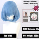 Vibrant Ombre Short Bob Wig: Bold Colors High Quality Hair Vibrant Ombre Short Bob Wig: Bold Colors High Quality Hair