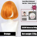 Vibrant Ombre Short Bob Wig: Bold Colors High Quality Hair Vibrant Ombre Short Bob Wig: Bold Colors High Quality Hair