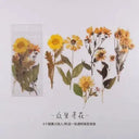 Vintage Dried Flower Stickers for Scrapbooking Journaling Vintage Dried Flower Stickers for Scrapbooking Journaling