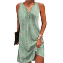 Vintage Floral A-Line Dress Elegant Women's Fashion Style Vintage Floral A-Line Dress Elegant Women's Fashion Style