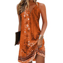 Vintage Floral A-Line Dress Elegant Women's Fashion Style Vintage Floral A-Line Dress Elegant Women's Fashion Style