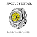 Vintage Punk Finger Ring Watch Gothic Alloy Jewelry Design Vintage Punk Finger Ring Watch Gothic Alloy Jewelry Design