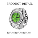 Vintage Punk Finger Ring Watch Gothic Alloy Jewelry Design Vintage Punk Finger Ring Watch Gothic Alloy Jewelry Design