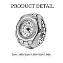 Vintage Punk Finger Ring Watch Gothic Alloy Jewelry Design Vintage Punk Finger Ring Watch Gothic Alloy Jewelry Design