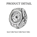 Vintage Punk Finger Ring Watch Gothic Alloy Jewelry Design Vintage Punk Finger Ring Watch Gothic Alloy Jewelry Design