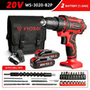 VVOSAI Mini Cordless Drill & Electric Screwdriver 12V 16V 20V VVOSAI Mini Cordless Drill & Electric Screwdriver 12V 16V 20V