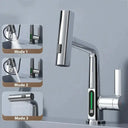 Digital Display Basin Faucet With LED Sensor Digital Display Basin Faucet With LED Sensor
