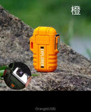 Waterproof Plasma Lighter for Outdoor Adventures Flame Waterproof Plasma Lighter for Outdoor Adventures Flame