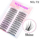 Whimsical Rainbow Cluster False Lashes 3D Customizable Whimsical Rainbow Cluster False Lashes 3D Customizable