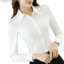 White Chiffon Blouse for Modern Women Office Attire White Chiffon Blouse for Modern Women Office Attire