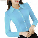 White Chiffon Blouse for Modern Women Office Attire White Chiffon Blouse for Modern Women Office Attire