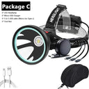 White Yellow Color Led Headlamp Xhp90.2 32W 7800mAh Light White Yellow Color Led Headlamp Xhp90.2 32W 7800mAh Light