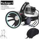 White Yellow Color Led Headlamp Xhp90.2 32W 7800mAh Light White Yellow Color Led Headlamp Xhp90.2 32W 7800mAh Light