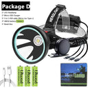 White Yellow Color Led Headlamp Xhp90.2 32W 7800mAh Light White Yellow Color Led Headlamp Xhp90.2 32W 7800mAh Light