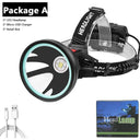 White Yellow Color Led Headlamp Xhp90.2 32W 7800mAh Light White Yellow Color Led Headlamp Xhp90.2 32W 7800mAh Light