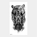 Wild Animal Crown Waterproof Temporary Arm Tattoos Set Wild Animal Crown Waterproof Temporary Arm Tattoos Set