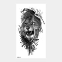 Wild Animal Crown Waterproof Temporary Arm Tattoos Set Wild Animal Crown Waterproof Temporary Arm Tattoos Set