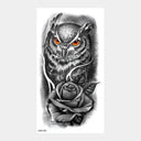 Wild Animal Crown Waterproof Temporary Arm Tattoos Set Wild Animal Crown Waterproof Temporary Arm Tattoos Set