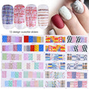 Winter Hedgehog Nail Art Stickers For Charming Nails Set Winter Hedgehog Nail Art Stickers For Charming Nails Set
