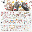 Winter Hedgehog Nail Art Stickers For Charming Nails Set Winter Hedgehog Nail Art Stickers For Charming Nails Set