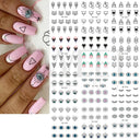 Winter Hedgehog Nail Art Stickers For Charming Nails Set Winter Hedgehog Nail Art Stickers For Charming Nails Set