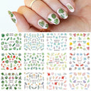 Winter Hedgehog Nail Art Stickers For Charming Nails Set Winter Hedgehog Nail Art Stickers For Charming Nails Set
