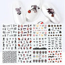 Winter Hedgehog Nail Art Stickers For Charming Nails Set Winter Hedgehog Nail Art Stickers For Charming Nails Set