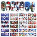Winter Hedgehog Nail Art Stickers For Charming Nails Set Winter Hedgehog Nail Art Stickers For Charming Nails Set