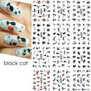 Winter Hedgehog Nail Art Stickers For Charming Nails Set Winter Hedgehog Nail Art Stickers For Charming Nails Set