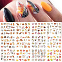 Winter Hedgehog Nail Art Stickers For Charming Nails Set Winter Hedgehog Nail Art Stickers For Charming Nails Set