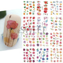 Winter Hedgehog Nail Art Stickers For Charming Nails Set Winter Hedgehog Nail Art Stickers For Charming Nails Set