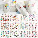 Winter Hedgehog Nail Art Stickers For Charming Nails Set Winter Hedgehog Nail Art Stickers For Charming Nails Set
