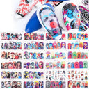 Winter Hedgehog Nail Art Stickers For Charming Nails Set Winter Hedgehog Nail Art Stickers For Charming Nails Set
