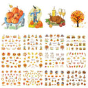 Winter Hedgehog Nail Art Stickers For Charming Nails Set Winter Hedgehog Nail Art Stickers For Charming Nails Set