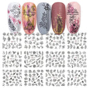 Winter Hedgehog Nail Art Stickers For Charming Nails Set Winter Hedgehog Nail Art Stickers For Charming Nails Set