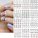 Winter Hedgehog Nail Art Stickers For Charming Nails Set Winter Hedgehog Nail Art Stickers For Charming Nails Set