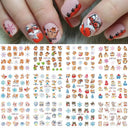 Winter Hedgehog Nail Art Stickers For Charming Nails Set Winter Hedgehog Nail Art Stickers For Charming Nails Set