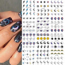 Winter Hedgehog Nail Art Stickers For Charming Nails Set Winter Hedgehog Nail Art Stickers For Charming Nails Set