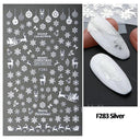 Winter Snowflake Nail Art Stickers for Holiday Glam Designs Winter Snowflake Nail Art Stickers for Holiday Glam Designs