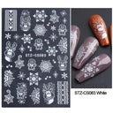 Winter Snowflake Nail Art Stickers for Holiday Glam Designs Winter Snowflake Nail Art Stickers for Holiday Glam Designs