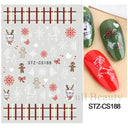 Winter Snowflake Nail Art Stickers for Holiday Glam Designs Winter Snowflake Nail Art Stickers for Holiday Glam Designs