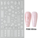 Winter Snowflake Nail Art Stickers for Holiday Glam Designs Winter Snowflake Nail Art Stickers for Holiday Glam Designs
