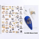 Winter Snowflake Nail Art Stickers for Holiday Glam Designs Winter Snowflake Nail Art Stickers for Holiday Glam Designs