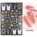 Winter Snowflake Nail Art Stickers for Holiday Glam Designs Winter Snowflake Nail Art Stickers for Holiday Glam Designs