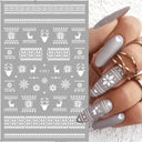 Winter Snowflake Nail Art Stickers for Holiday Glam Designs Winter Snowflake Nail Art Stickers for Holiday Glam Designs