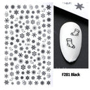 Winter Snowflake Nail Art Stickers for Holiday Glam Designs Winter Snowflake Nail Art Stickers for Holiday Glam Designs