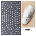 Winter Snowflake Nail Art Stickers for Holiday Glam Designs Winter Snowflake Nail Art Stickers for Holiday Glam Designs