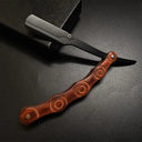 Wooden Straight Edge Barber Razor Premium Stainless Steel Shaver Wooden Straight Edge Barber Razor Premium Stainless Steel Shaver
